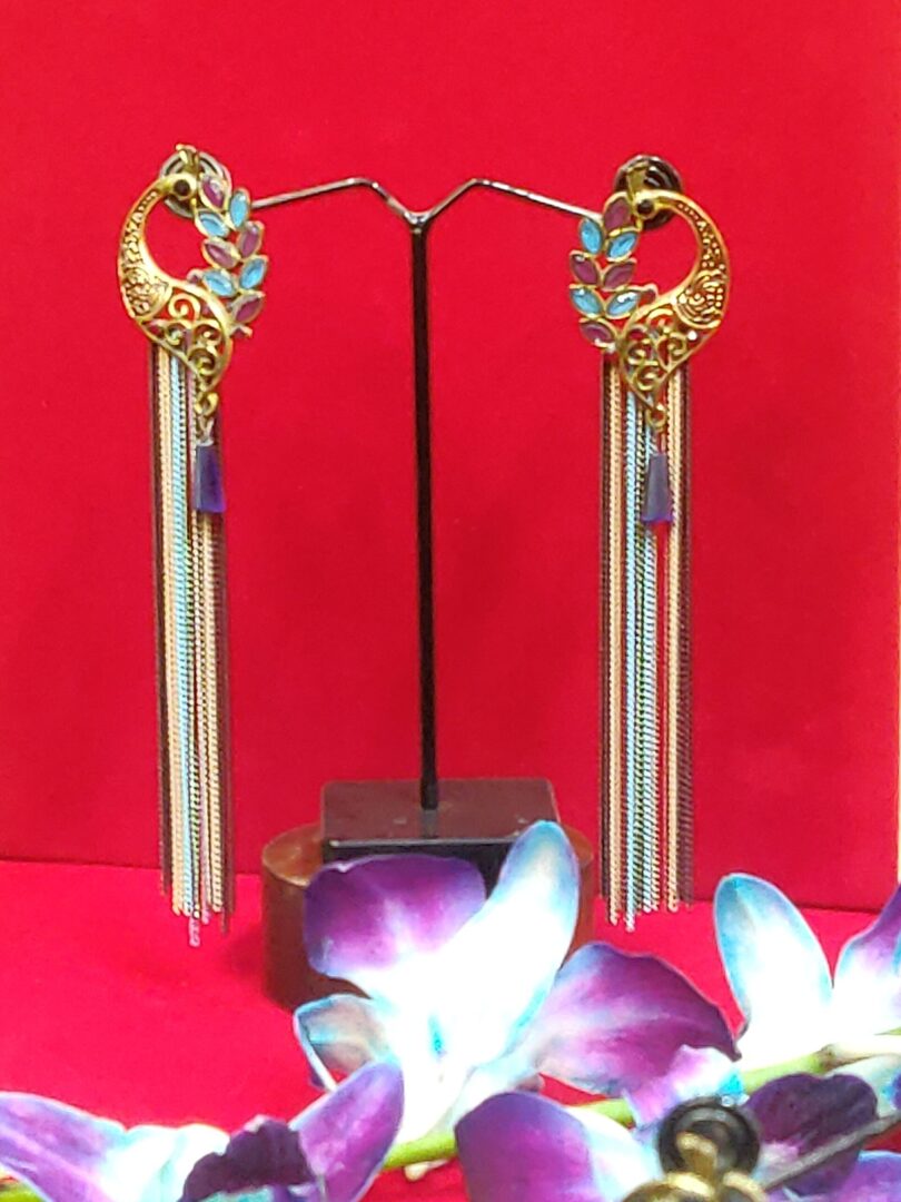 Fancy Drop Earrings In White Gold Jewelry, Trendy Earring Designs For Girl  And Women Gender: Women's at Best Price in Jaipur | Valentine Jewellery  India Pvt. Ltd.