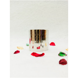 Silver Brass Candle Holder 1