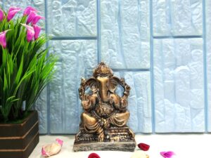 Cute Ganeshji Idol Statues Showpieces for Car Dashboard