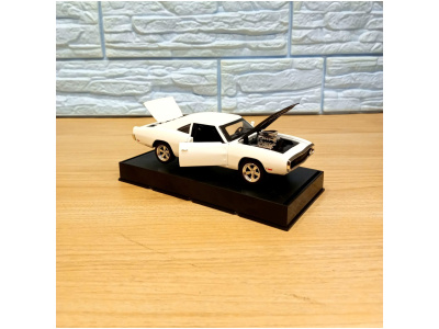 Die Cast Metal Toy Car | Battery Operated Toy Car (White)