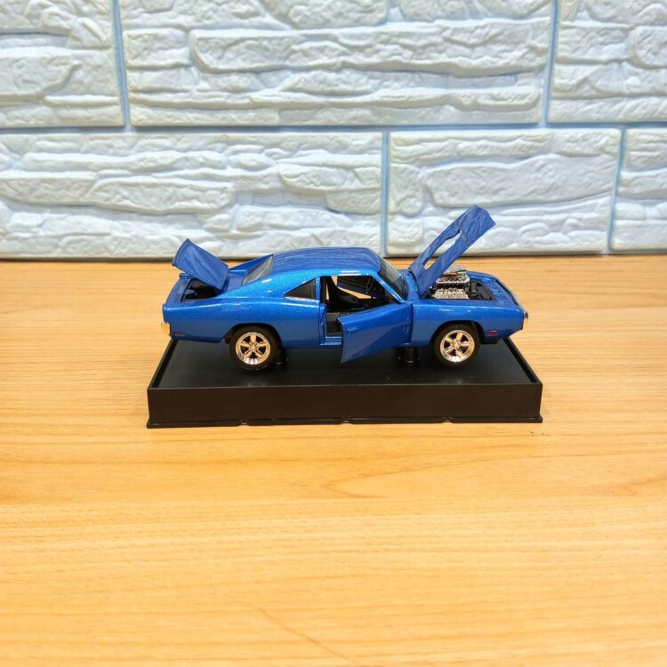 Blue Metallic Toy Car| Battery Operated Toy Car