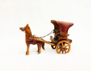Brass Horse Cart Statue | Brass Home Décor Showpiece