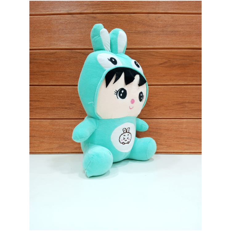 Cute Girl Rabbit Soft Plush Stuffed Toy for Kids & Home Decoration