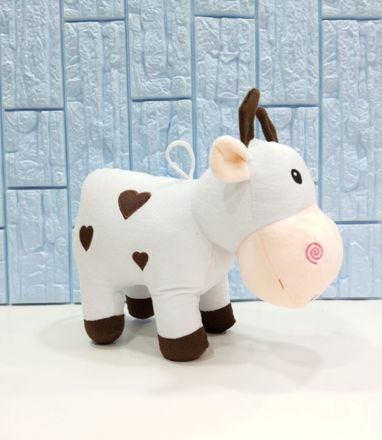Cow Animal Soft Plush Stuffed Toy for Kids & Home Decoration