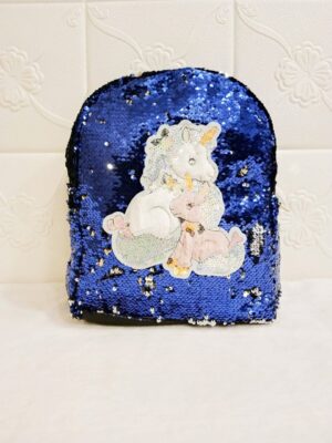 Cute Unicorn Sequins Backpack | Girls College Bag | Kid's Unicorn Bag