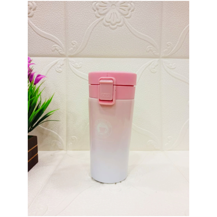 Stainless Steel Coffee Tumbler | Insulated Coffee Mug (Pink)