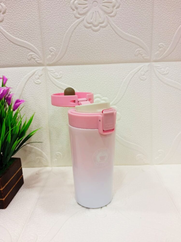 Stainless Steel Coffee Tumbler | Insulated Coffee Mug (Pink)