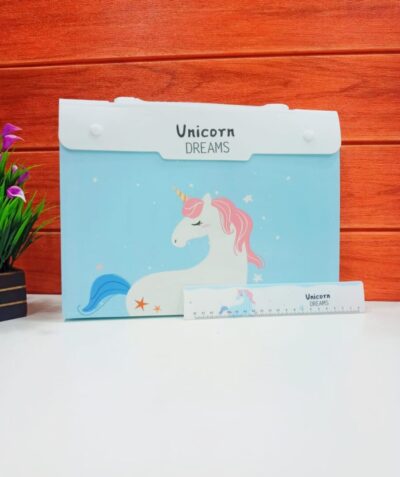 Unicorn Trendy File Folder for Kids