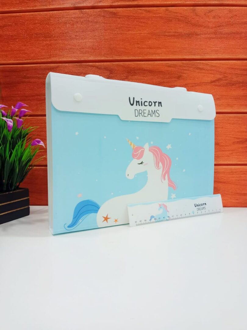 Unicorn Trendy File Folder for Kids