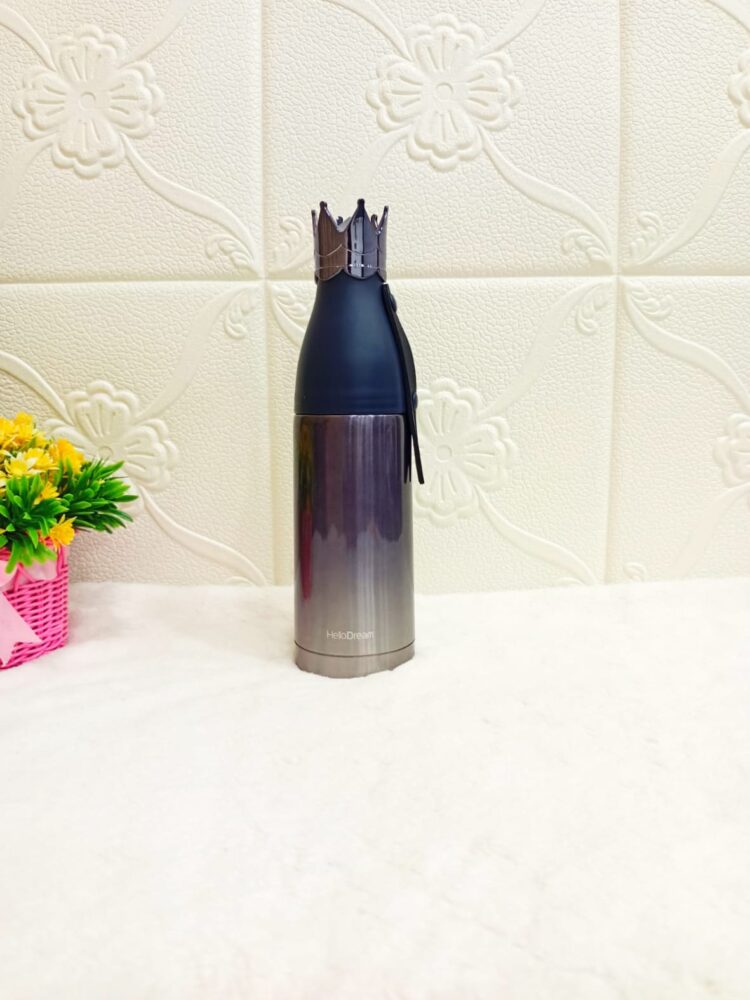 Crown Design Stainless Steel Thermos Vacuum Flask Bottle