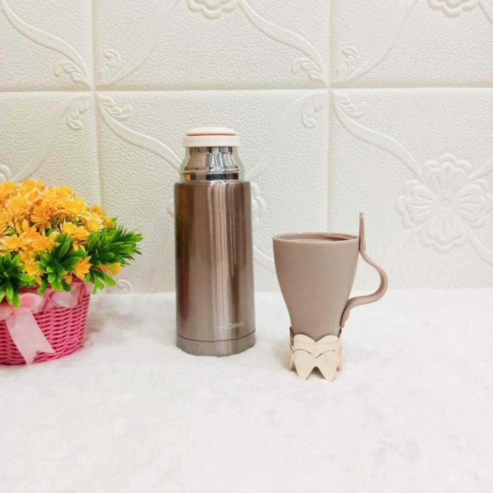 Crown Design Stainless Steel Thermos Vacuum Flask Bottle