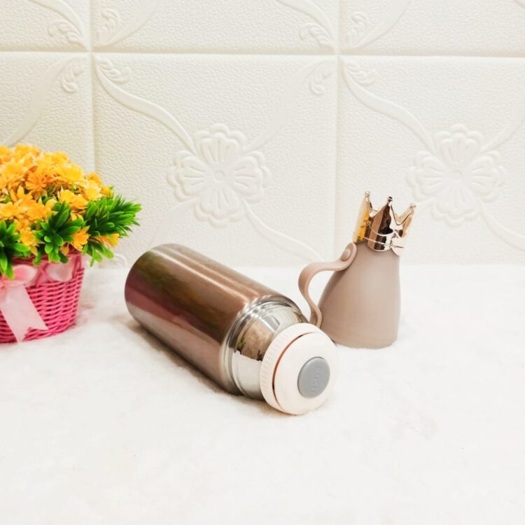 Crown Design Stainless Steel Thermos Vacuum Flask Bottle