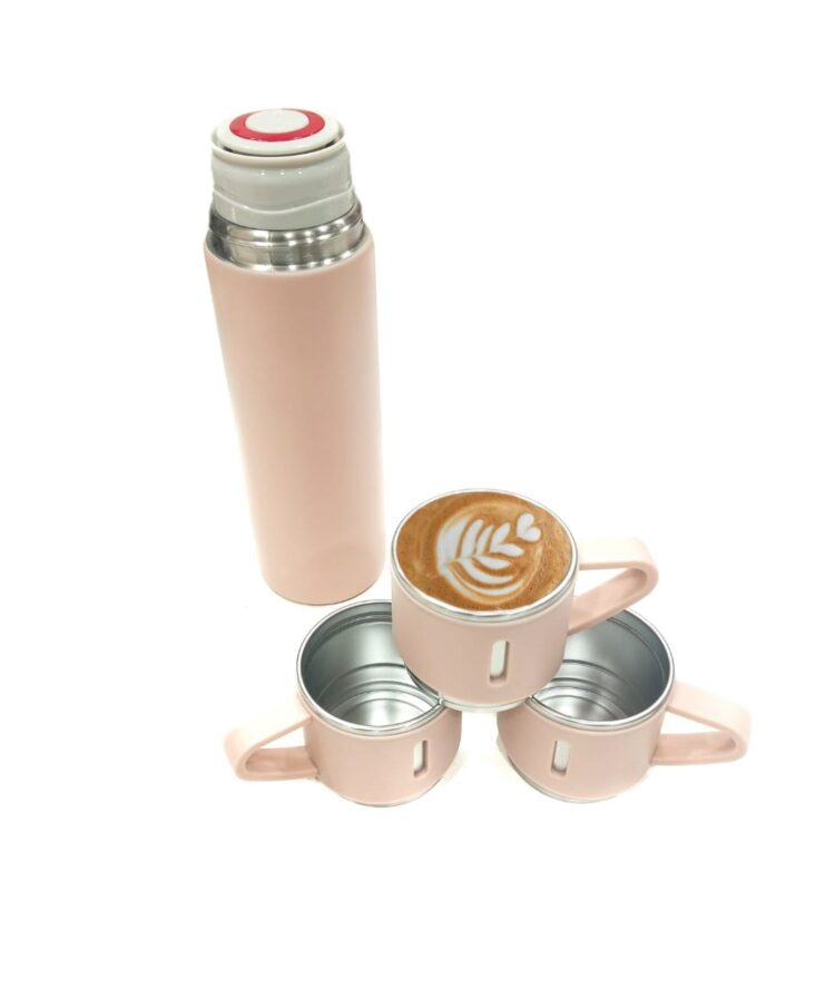 Vacuum flask set with cups 2600/- - Gemelli Collections