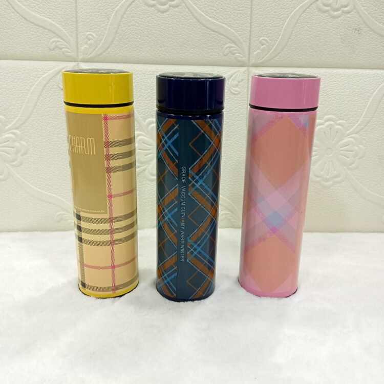 Burberry Check Print Vacuum Insulated Stainless Steel Temperature Water Bottle