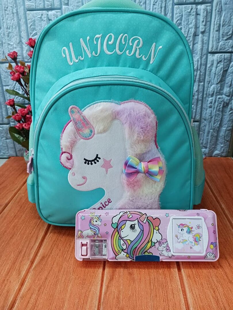 Pink Eco Friendly Lightweight Easy To Carry Rainbow Color Unicorn School Bag  at Best Price in New Delhi | Wow Bag