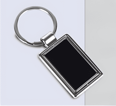 Personalized Rotating Metal Keychain