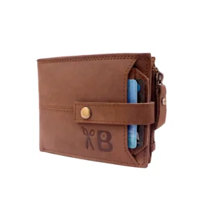 Everyday Leather Fold Leather Wallet(Light Brown)