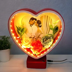 Enchanted Love Light | Luxury Photo Frame Lamp