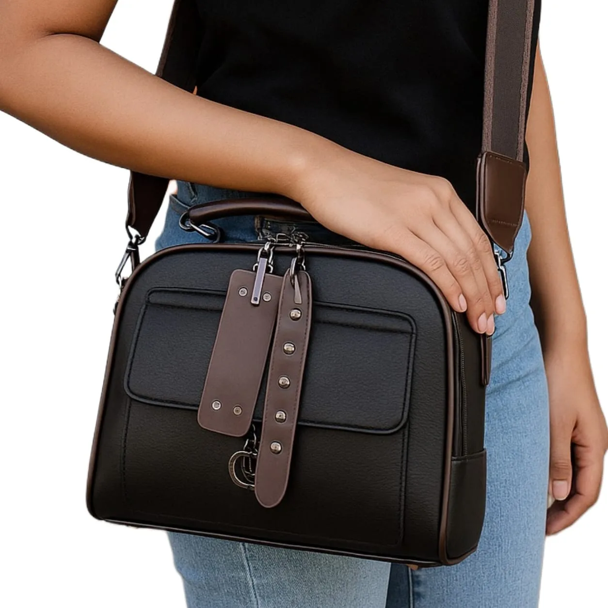 women leather handbag