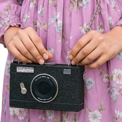 Camera Design Crossbody Bag