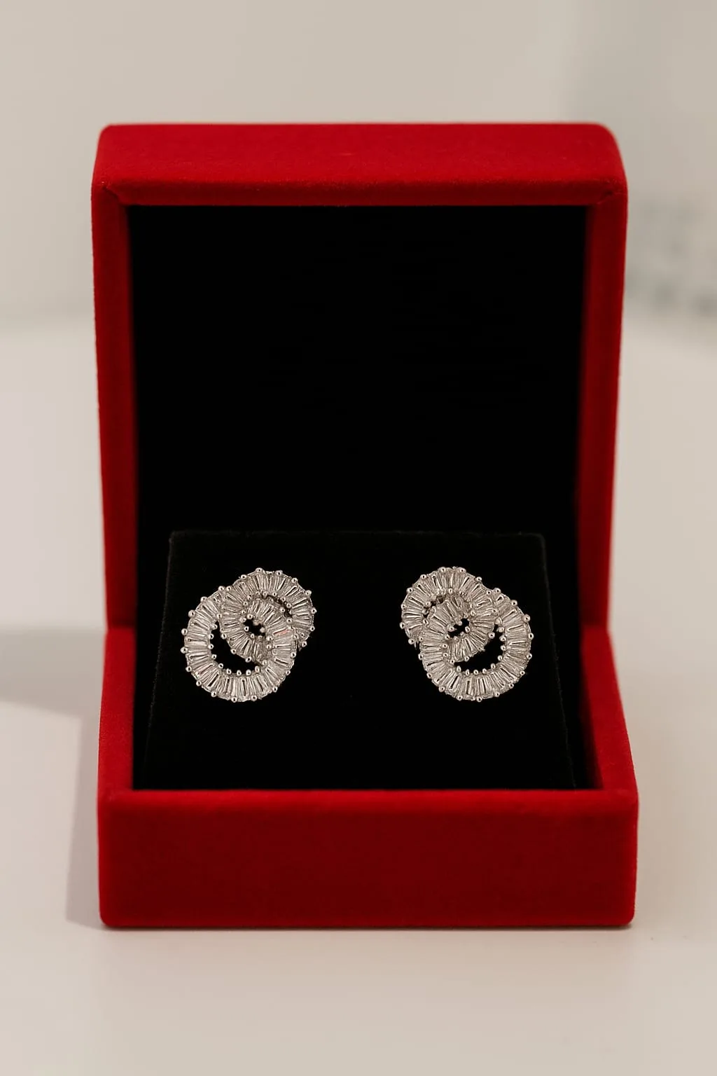 Circular Diamond Earrings