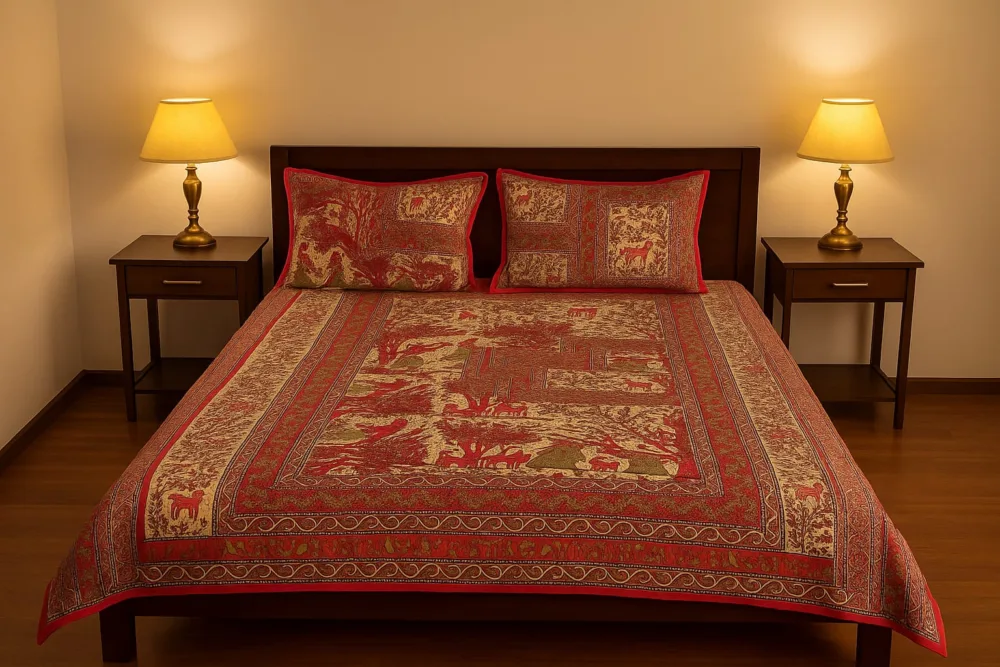pure cotton bedsheet