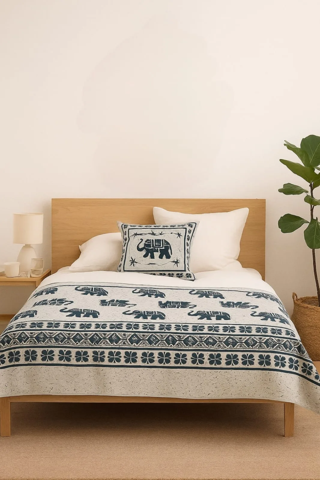 block print bedsheet