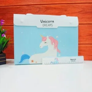 Unicorn Trendy File Folder for Kids