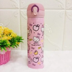 Hello Kitty Printed Insulated Hot and Cold Steel Water Bottle