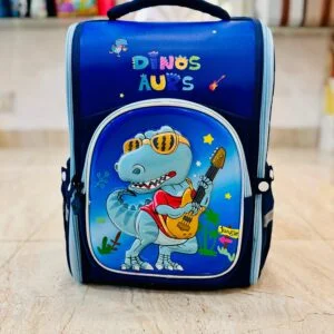 Dino Bag for Kids | 18 inch with 2 Bottle Holders