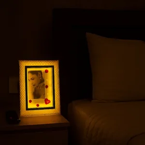 LED photo frame for bedroom