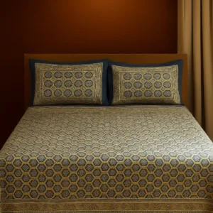 Golden Hexa Bedsheet